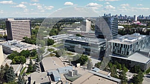 Aerial view of the University of Calgary