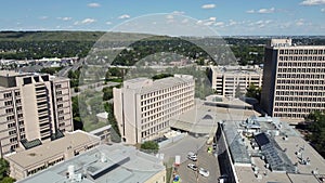 Aerial view of the University of Calgary