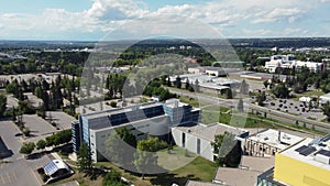 Aerial view of the University of Calgary