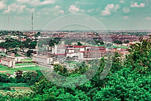 Aerial view of University College Hospital UCH Ibadan Nigeria photo