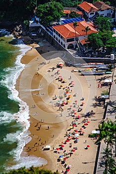 Aerial view of Urca beach photo
