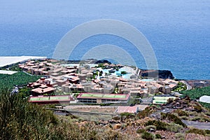 Aerial view of vacation resort at La Palma