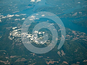 Aerial view of Vancouver bay