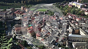 Aerial view of Varallo Sesia