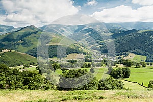 Aerial view of Vega de Pas