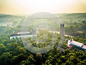 Aerial View of Velha Goa in Goa India