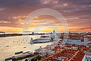 Aerial view of Venice