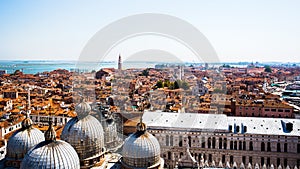 Aerial view of Venice