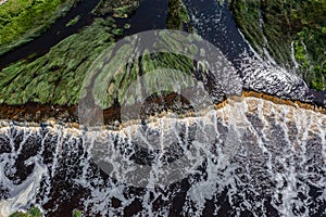 Aerial view of Venta Rapid Falls