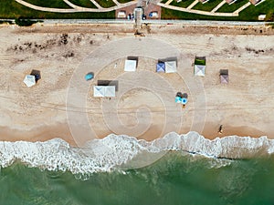 Aerial view of Vero Beach in Florida photo