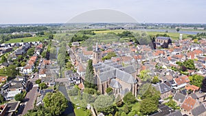 Aerial view on Vianen