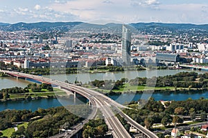 Aerial View Of Vienna City