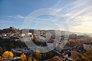 Aerial view of Vienne including The Chapel of Our Lady of Pipet Vienne