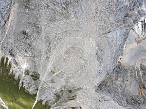 Aerial view of Vihren Peak, Pirin Mountain