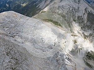 Aerial view of Vihren Peak, Pirin Mountain, Bulgaria