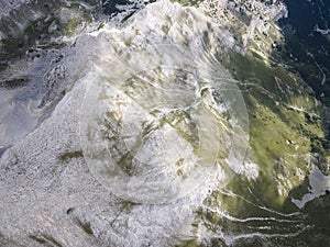 Aerial view of Vihren Peak, Pirin Mountain, Bulgaria