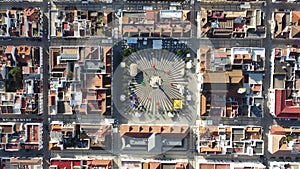 Aerial view of Vila Real de Santo Antonio in Algarve, Portugal