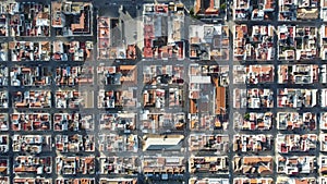 Aerial view of Vila Real de Santo Antonio in Algarve, Portugal