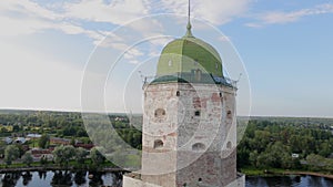 Aerial view: Vyborg Castle