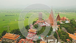 Aerial view of Wat Tham Sua photo