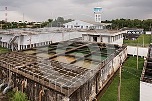 Aerial view of Water Treatment Plant