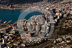 Aerial View of Wellington New Zealand photo