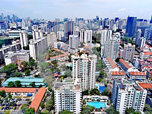 Aerial view of Whampoa - Novena, Singapore