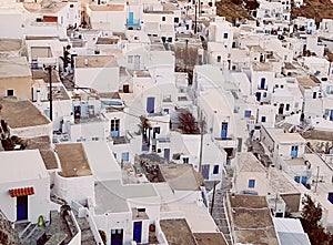 Chora village on Serifos island photo