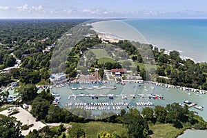 Wilmette Harbor and Lake Michigan Shoreline