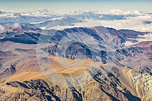 Andes Mountains Aerial View, Chile