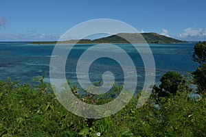 Aerial view of the Yasawa Islands in Fiji.