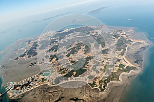 Aerial view of Yeongheung Island