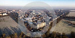 Aerial view of the Yorkshire Spa Town of Harrogate