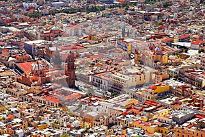 Aerial view of zacatecas city, mexico I