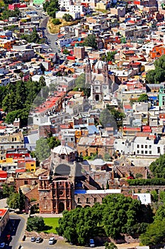 Aerial view of zacatecas city, mexico. IV