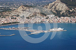 Aerial view on Zakynthos island
