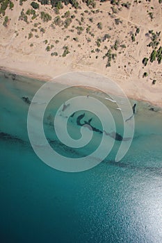 Aerial view on Zakynthos island