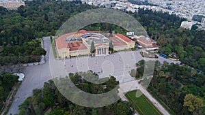 Aerial view of Zappeion in Athens