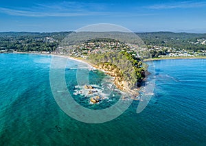 Aerial views of Batemans Bay Australia