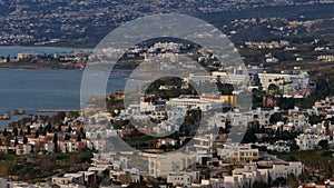 Aerial views of paphos, Cyprus' urban architecture stunning natural landscapes
