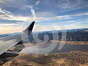 aerial Washoe Lake State Park