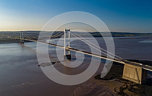 Aeriel View of Severn Bridge