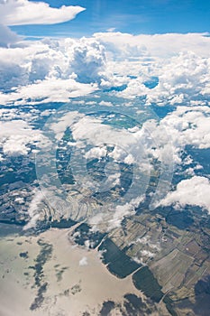 Aero plane eye view