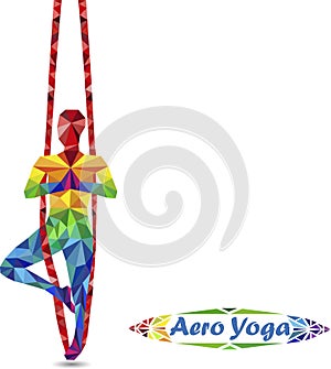 Aero Yoga. Image of triangles