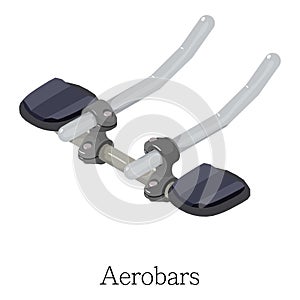 Aerobar icon, isometric 3d style