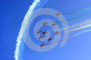 Aerobatic flight photo