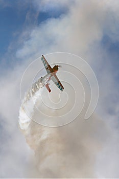 Aerobatic stunt plane