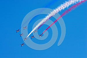 Aerobatic team at airshow