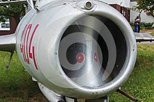 Mig-17F Fresco on the territory of the Aeroclub in Nitra