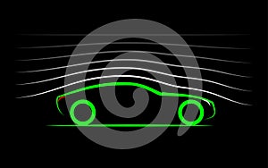 Aerodynamics of the car